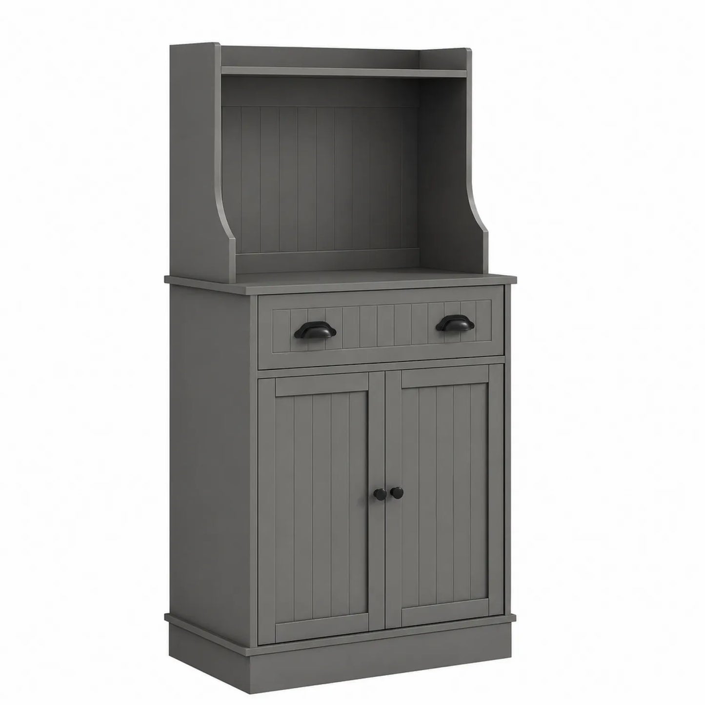 Buffet en MDF avec étagère et portes 160x80x40 cm