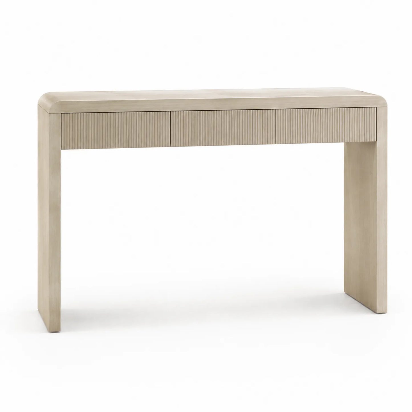 Console en Bois Chêne Beige 120x30x75 cm