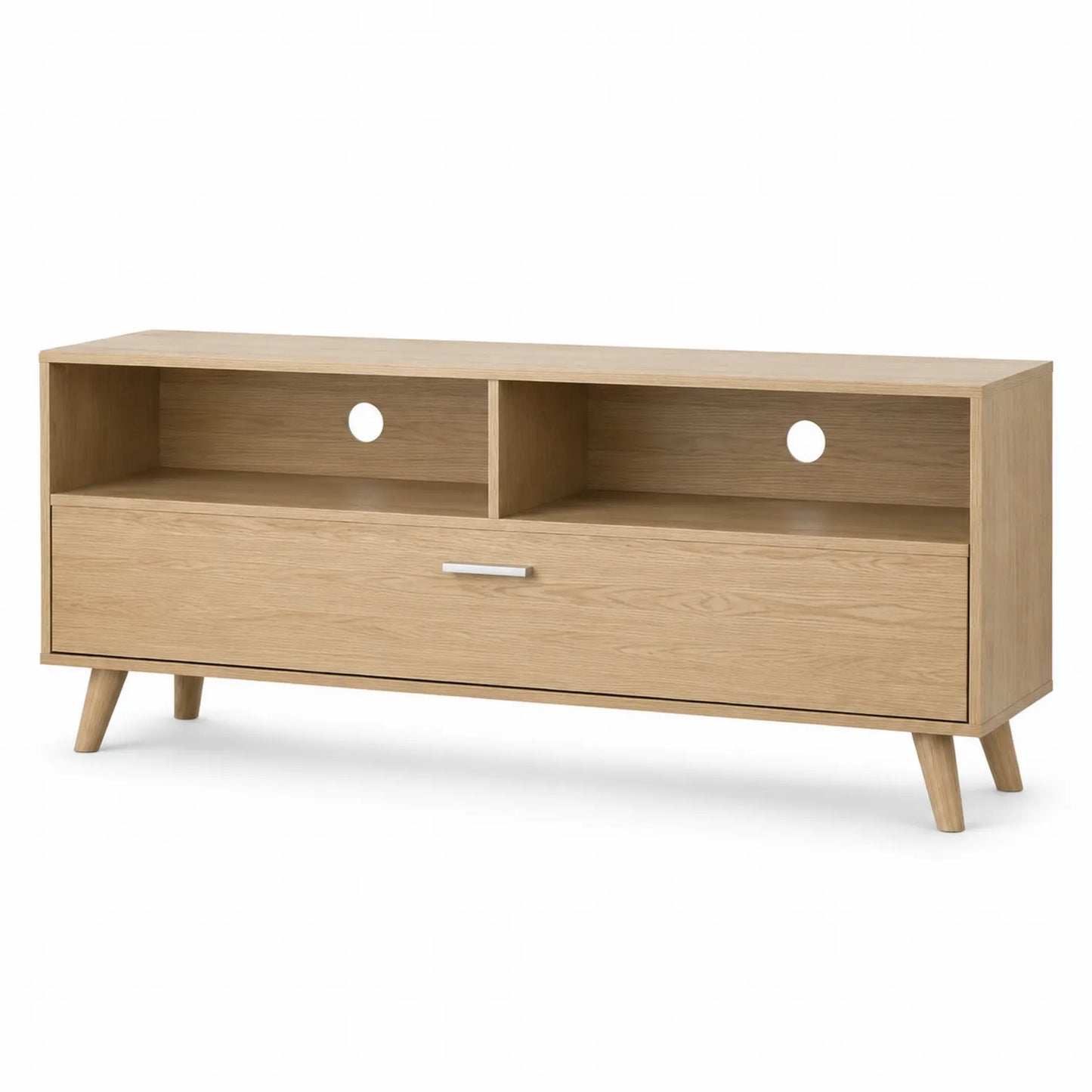 Meuble TV en bois avec rangement