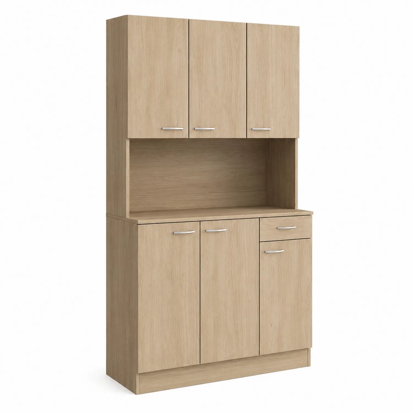 Buffet en bois avec portes et tiroir en panneaux de particules